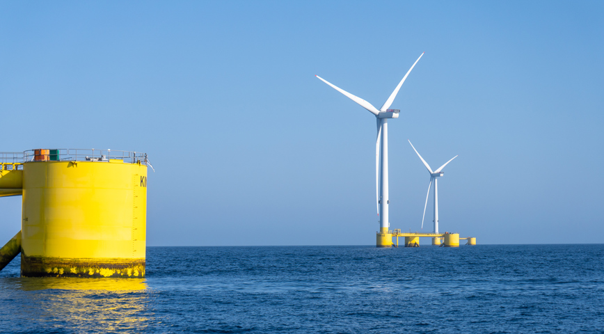 Kincardine Floating Offshore Wind Farm. Credit: Flotation Energy