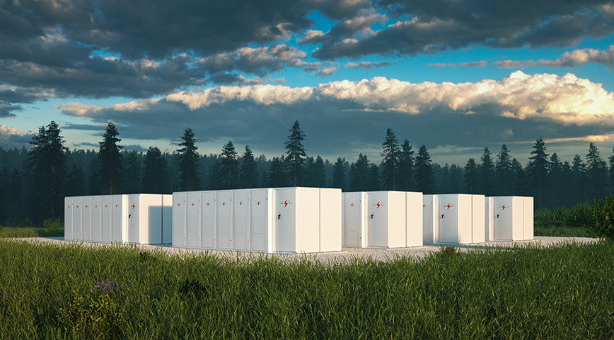 Battery storage park
