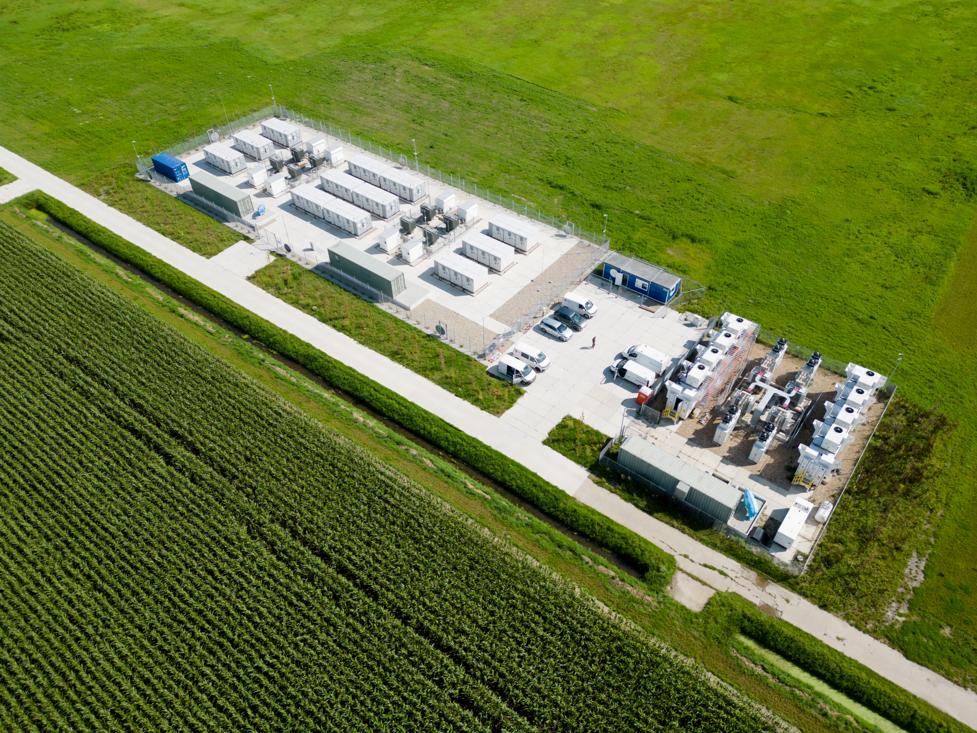 Battery storage park