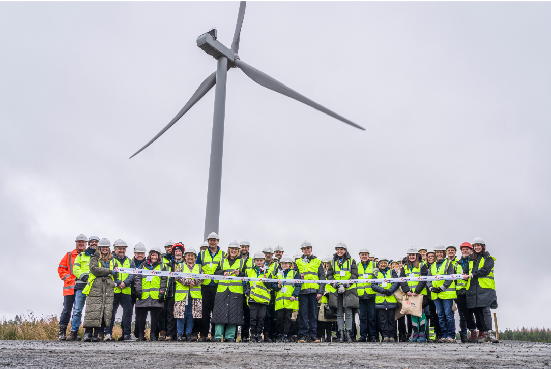 The opening of West Benhar wind farm, EDF Renewables